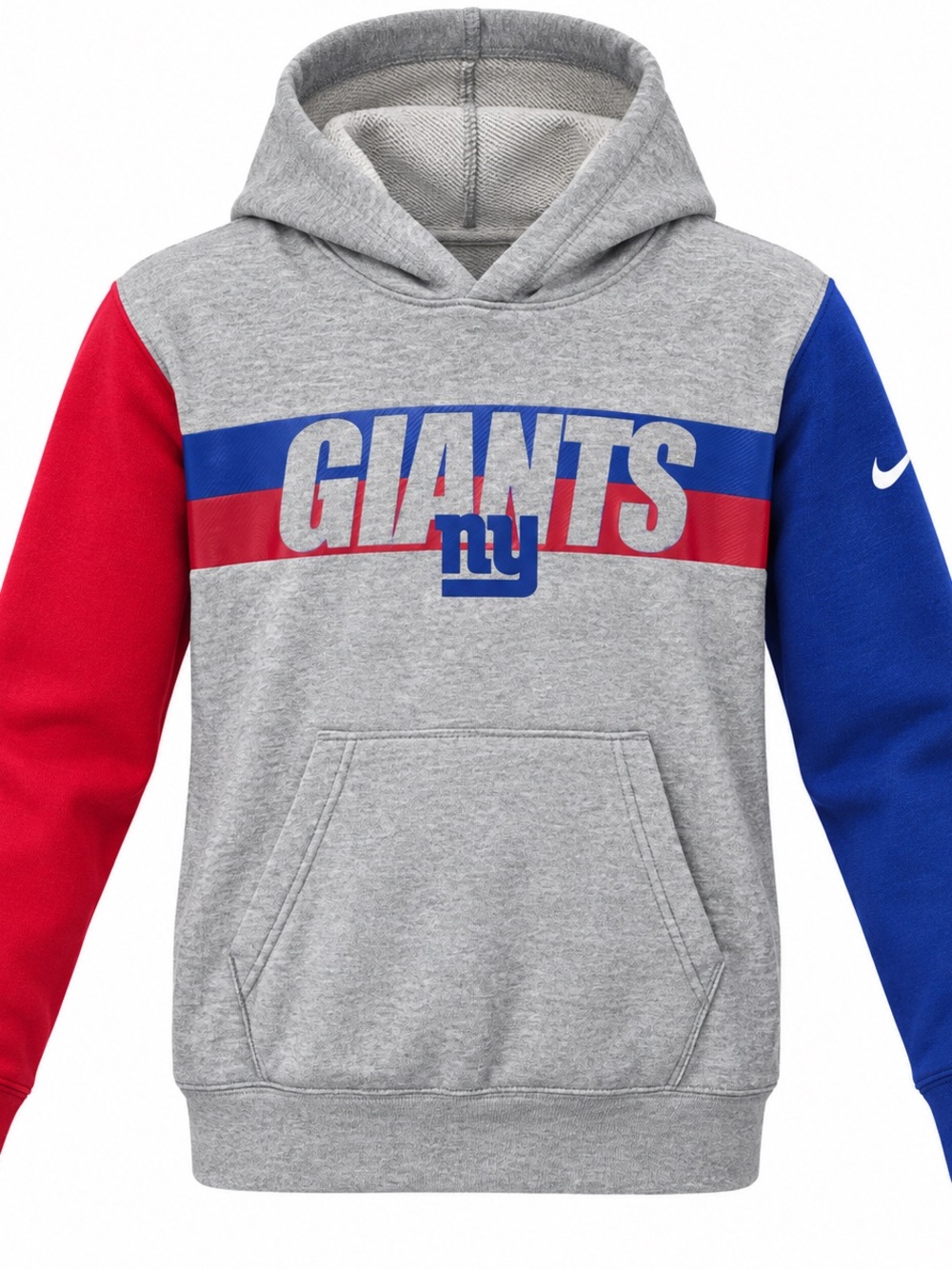 Nike New York Giants Youth Medium 10-12 Colorblock Hoodie